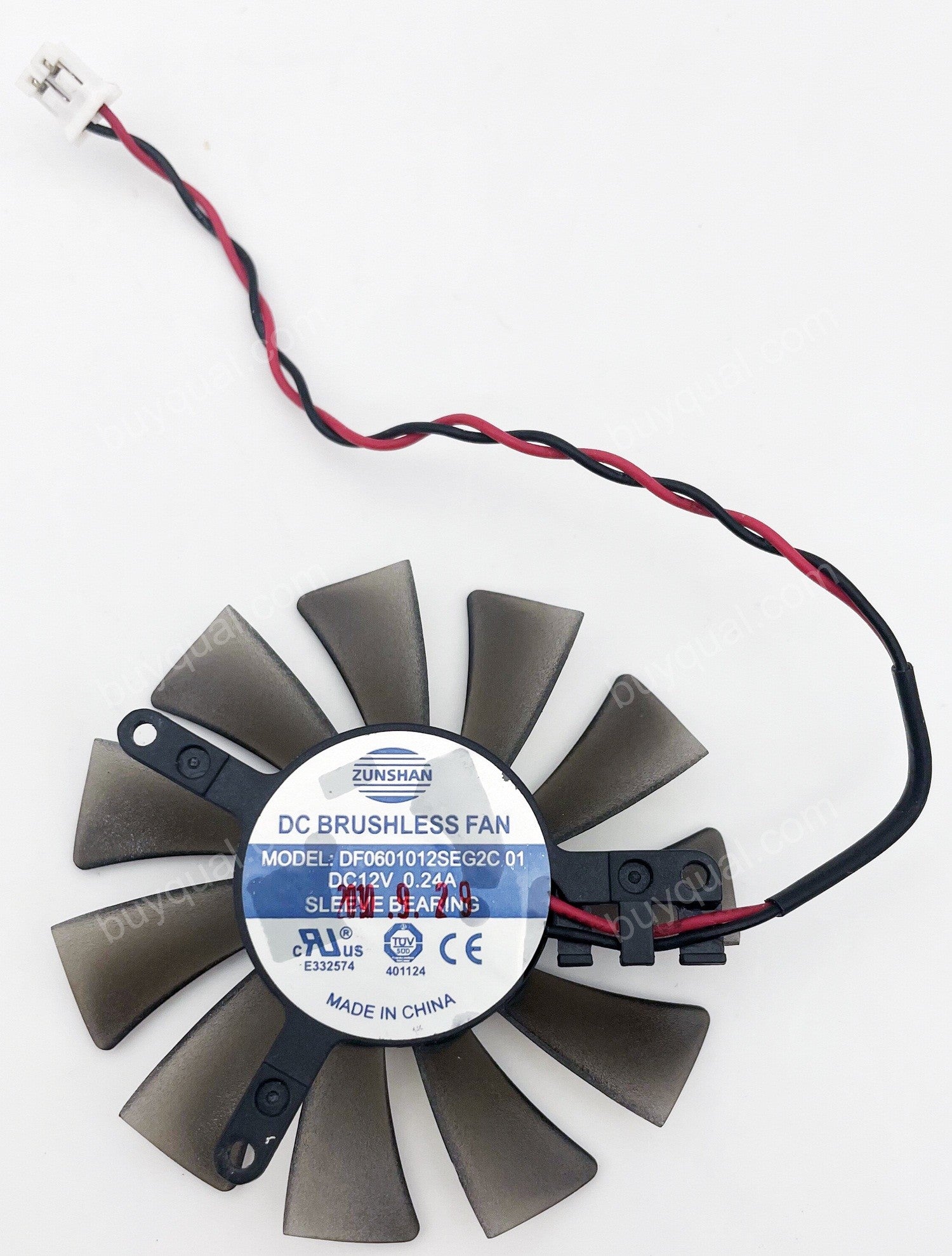 ZOTAC 6010 DF0601012SEG2C : 12V 0.24A 2wires cooling fan ZOTAC 6010 DF0601012SEG2C : 12V 0.24A 2wires cooling fan